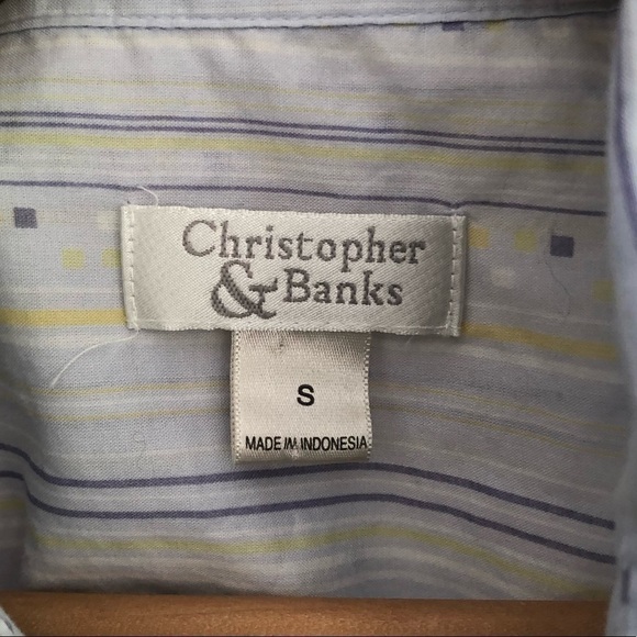 Vintage Christopher & Banks smocked blouse size small - Picture 9 of 12
